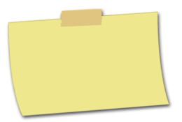 objects & sticky notes free transparent png image.