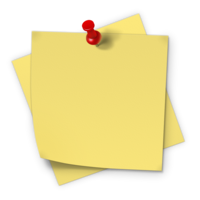 objects & sticky notes free transparent png image.