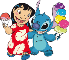 heroes & stitch free transparent png image.