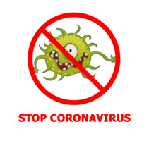 words phrases & stop coronavirus free transparent png image.