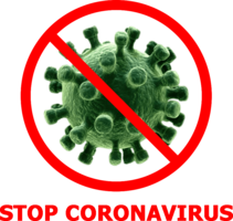 words phrases & Stop coronavirus free transparent png image.