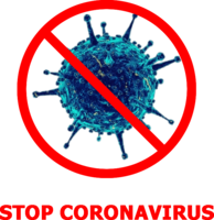 words phrases & Stop coronavirus free transparent png image.