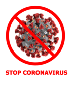 words phrases & stop coronavirus free transparent png image.