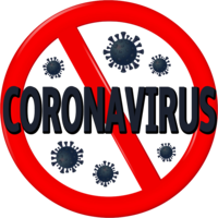 words phrases & Stop coronavirus free transparent png image.