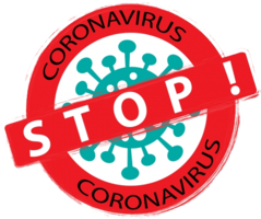 words phrases & stop coronavirus free transparent png image.