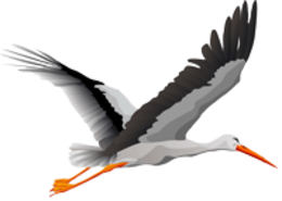 animals & Stork free transparent png image.