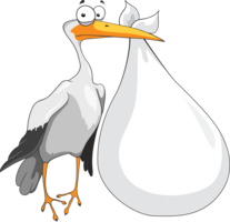 animals & Stork free transparent png image.