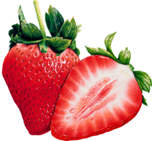 fruits & strawberry free transparent png image.