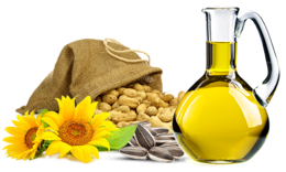 Sunflower oil&food png image