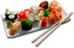 food & Sushi free transparent png image.