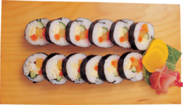 food & Sushi free transparent png image.