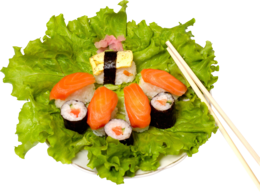 food & sushi free transparent png image.