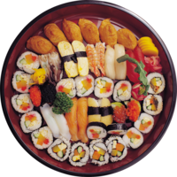 food & sushi free transparent png image.