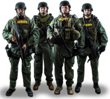 people & swat free transparent png image.