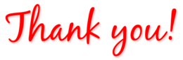 words phrases & Thank you free transparent png image.