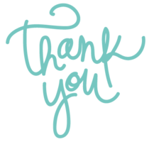 words phrases & Thank you free transparent png image.