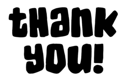 words phrases & thank you free transparent png image.