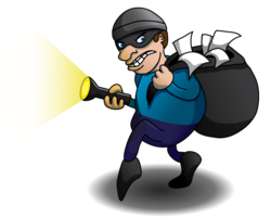 people & Thief robber free transparent png image.