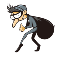 people & Thief robber free transparent png image.