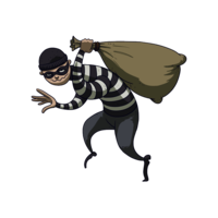 people & Thief robber free transparent png image.