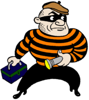 people & Thief robber free transparent png image.