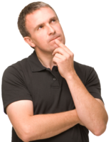 people & Thinking man free transparent png image.