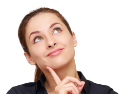 people & Thinking woman free transparent png image.