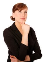 people & thinking woman free transparent png image.