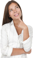 people & thinking woman free transparent png image.