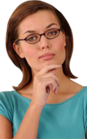 people & thinking woman free transparent png image.