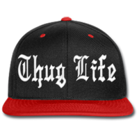 words phrases & thug life free transparent png image.