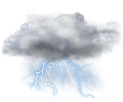 nature & Thunder free transparent png image.