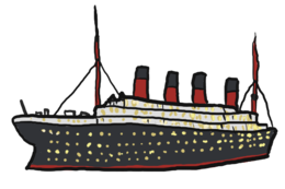 transport & Titanic free transparent png image.