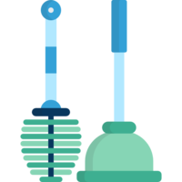 objects & Toilet brush free transparent png image.