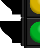 cars & traffic light free transparent png image.