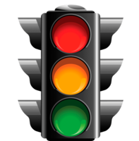 cars & traffic light free transparent png image.