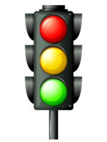 cars & traffic light free transparent png image.