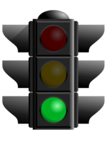 cars & traffic light free transparent png image.