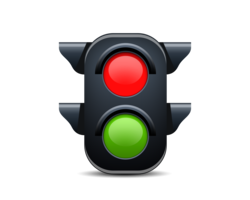 cars & traffic light free transparent png image.