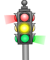 cars & Traffic light free transparent png image.