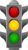 cars & traffic light free transparent png image.