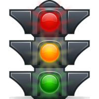 cars & traffic light free transparent png image.