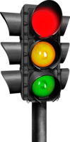 cars & Traffic light free transparent png image.