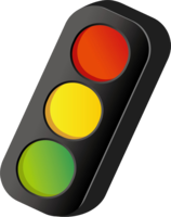 cars & Traffic light free transparent png image.