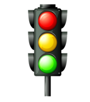 cars & Traffic light free transparent png image.