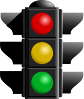 cars & traffic light free transparent png image.