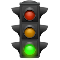 cars & Traffic light free transparent png image.