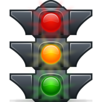 cars & Traffic light free transparent png image.