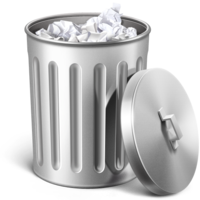 objects & Trash can free transparent png image.