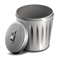 objects & Trash can free transparent png image.